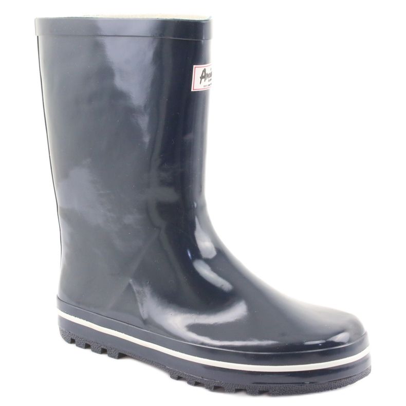 Galoches non isolées bleu marine American Club blanche 1 Galoches non isolées bleu marine American Club blanche 1