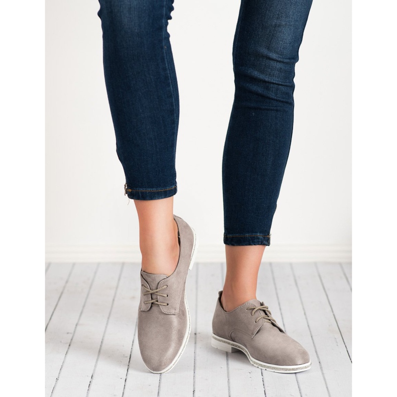 Marquiz Chaussures en daim gris 2