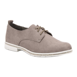 Marquiz Chaussures en daim gris 3