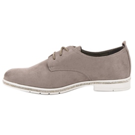 Marquiz Chaussures en daim gris 4