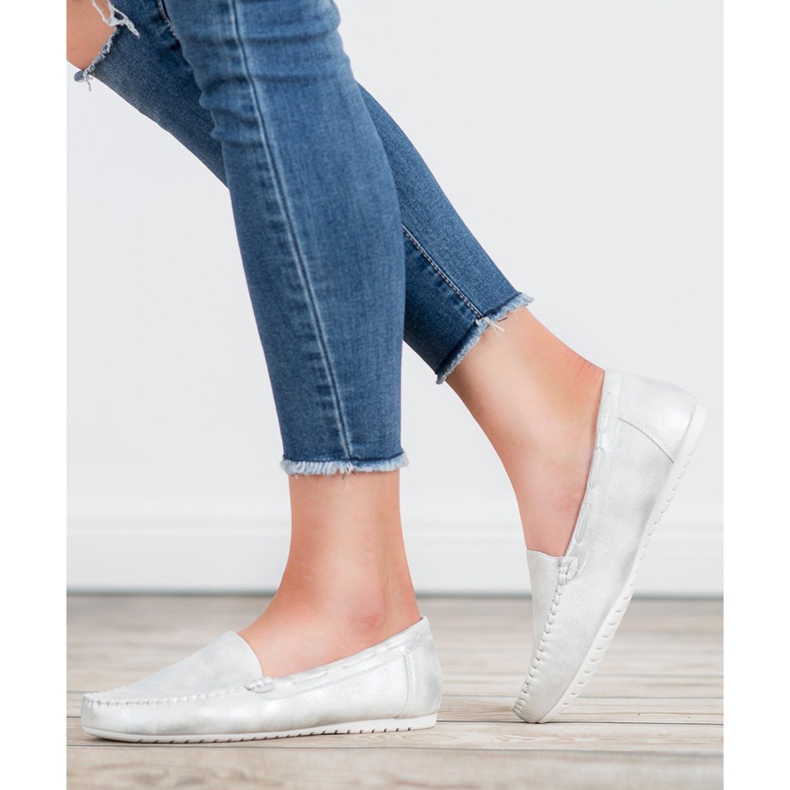 Goodin Mocassins confortables gris 2