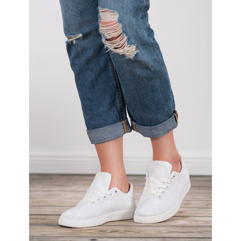 SDS Chaussures de sport textiles blanc 2