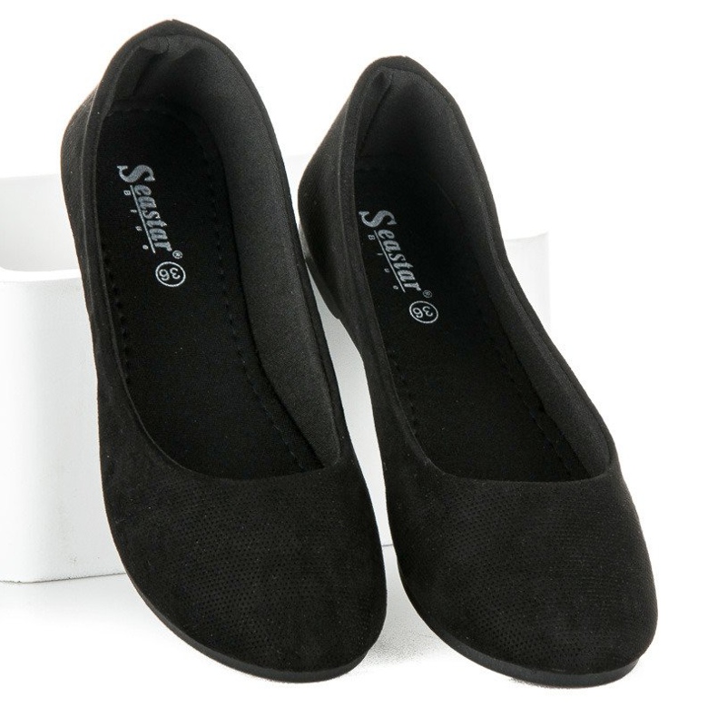 Seastar Ballerines confortables noir 1