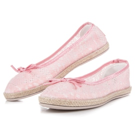 Balada Ballerines en dentelle rose 2