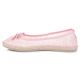 Balada Ballerines en dentelle rose 1