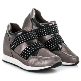 Kylie Baskets compensées Rock violet 4