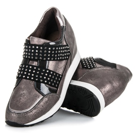 Kylie Baskets compensées Rock violet 5