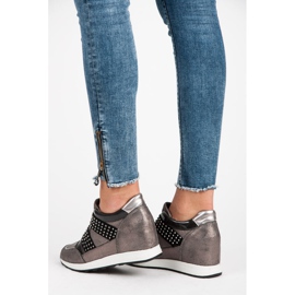 Kylie Baskets compensées Rock violet 3