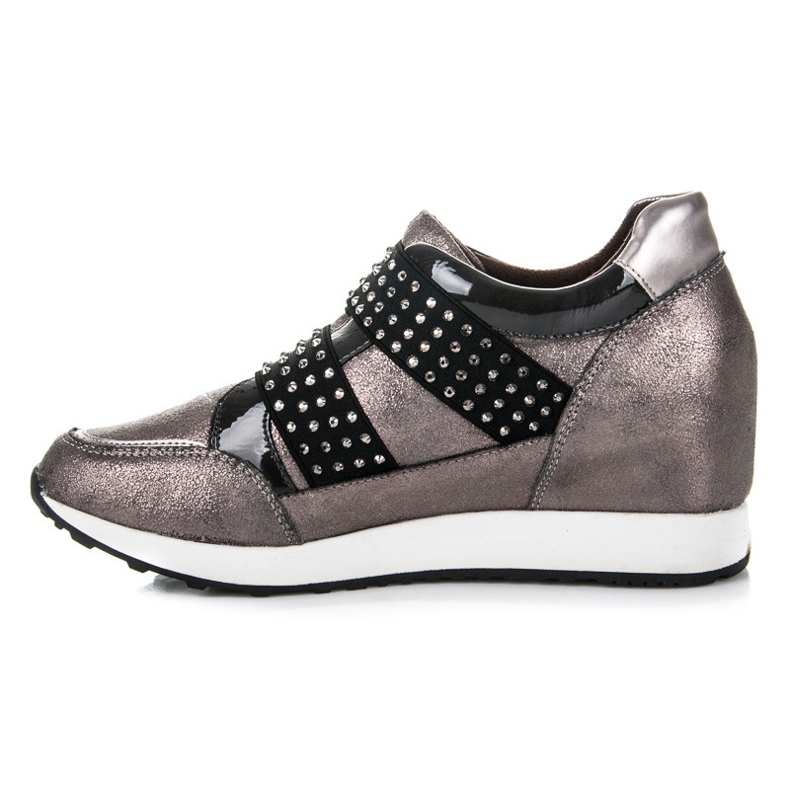 Kylie Baskets compensées Rock violet 1