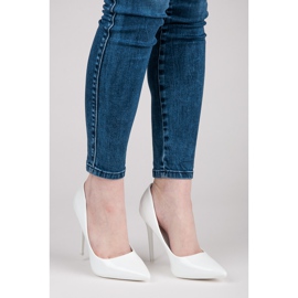 Seastar Escarpins laqués sexy blanche 1