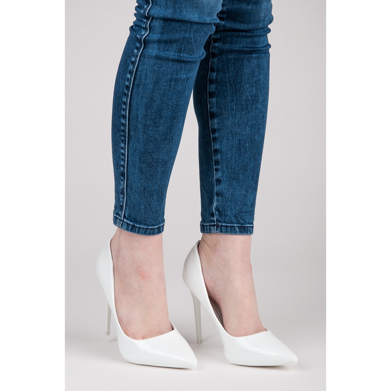 Seastar Escarpins laqués sexy blanche 1