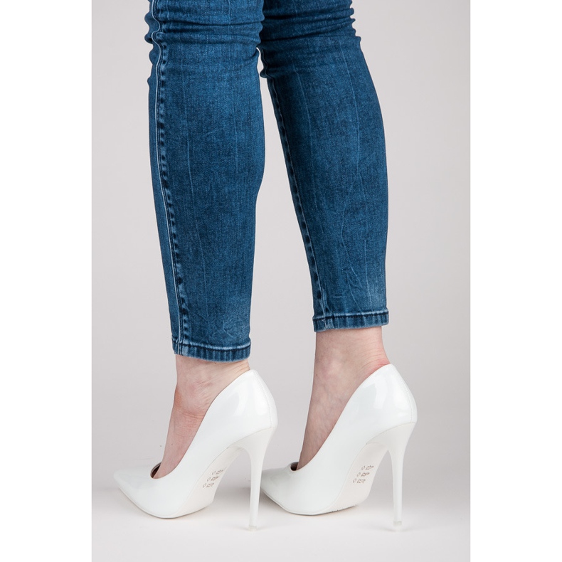 Seastar Escarpins laqués sexy blanc 2