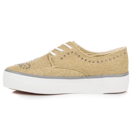 Kylie Baskets Avec Cristaux brun 1