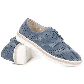 Kylie Chaussures ajourées Espadrilles bleu 7