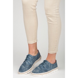 Kylie Chaussures ajourées Espadrilles bleu 3
