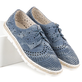 Kylie Chaussures ajourées Espadrilles bleu 8