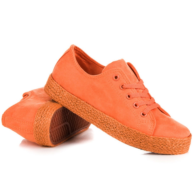 Kylie Baskets Espadrilles Orange 2