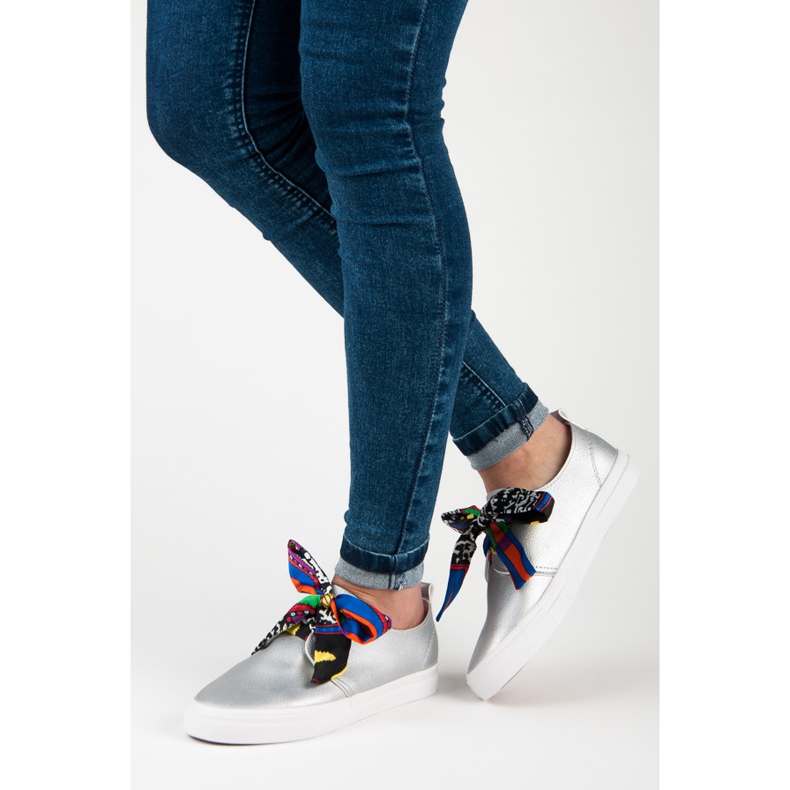 Seastar Baskets élégantes attachées avec un ruban gris 2