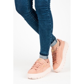 Puma Platform Trace WN`S rose jaune 4