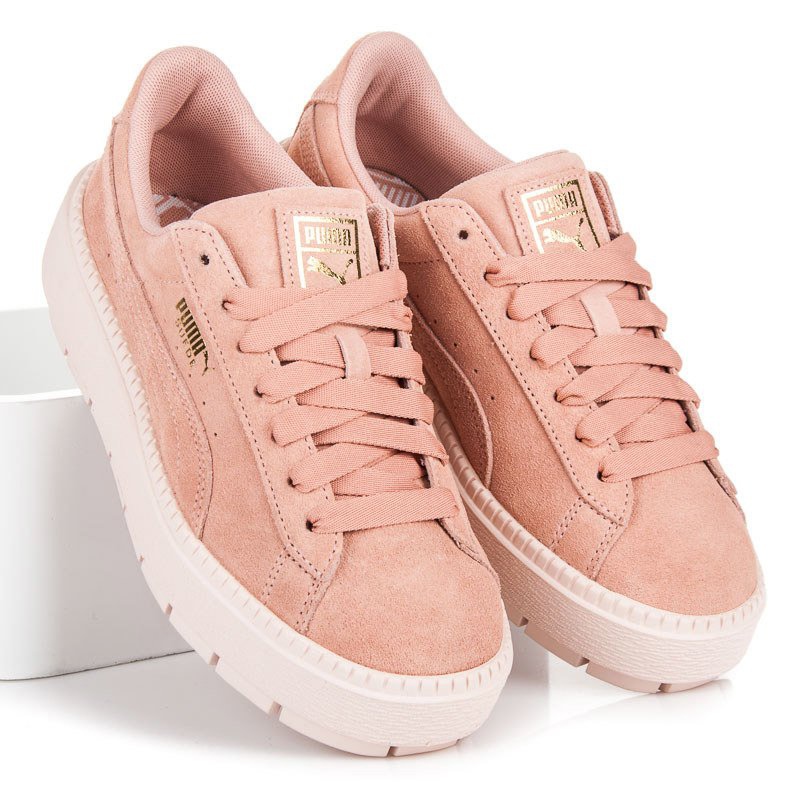 Puma Platform Trace WN S rose jaune