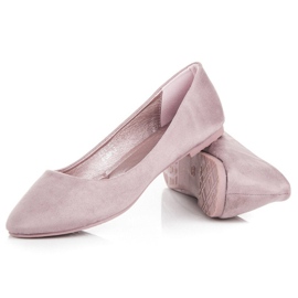 Seastar Ballerines en daim violet 2