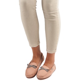 Tullo Mocassins en daim élégants rose 3