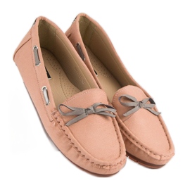 Tullo Mocassins en daim élégants rose 5