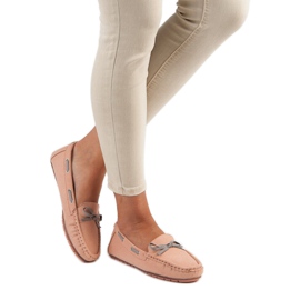 Tullo Mocassins en daim élégants rose 6