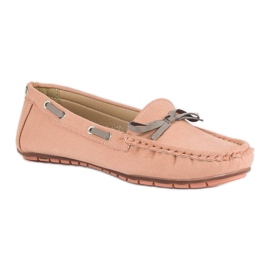 Tullo Mocassins en daim élégants rose 4