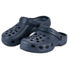 Chaussons de jardin bleu marine 2 Chaussons de jardin bleu marine 2