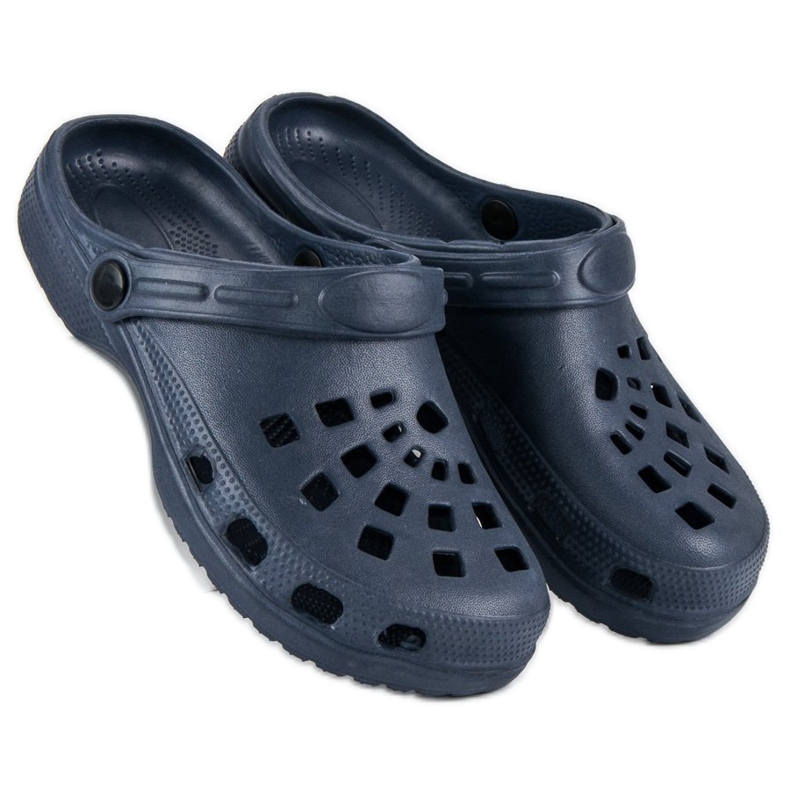 Chaussons de jardin bleu marine 1 Chaussons de jardin bleu marine 1