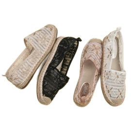 Seastar Espadrilles en dentelle blanche jaune 9