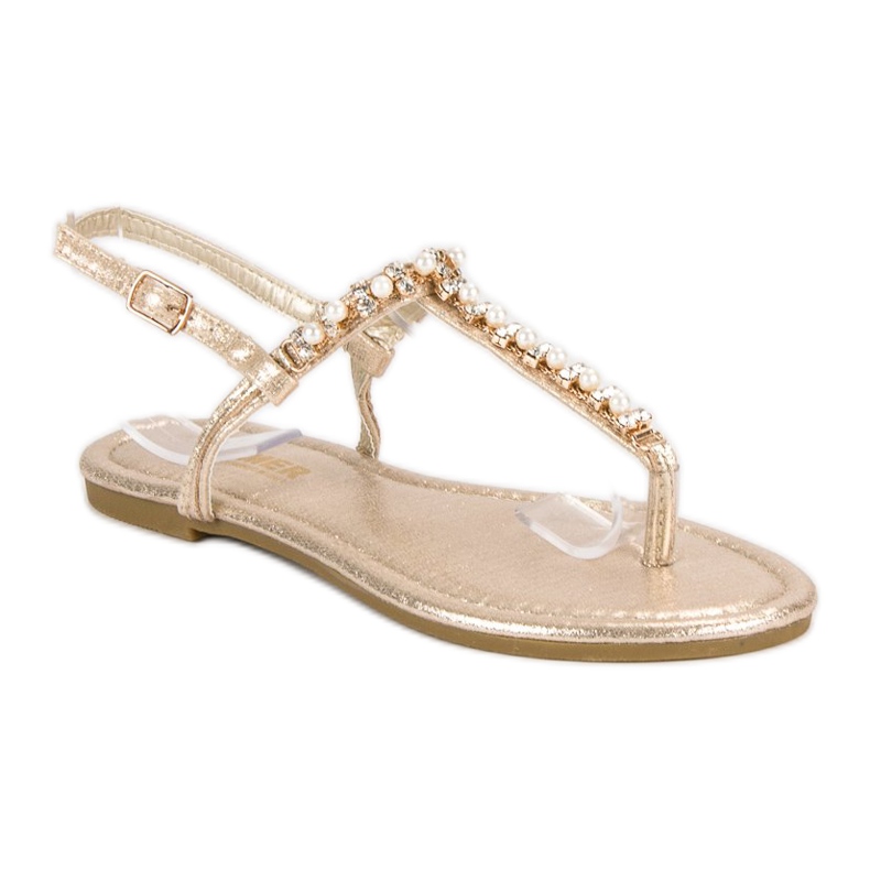 Comer sandales japonaises jaune 2