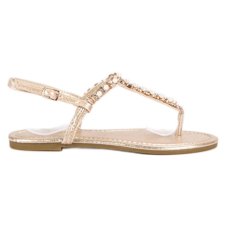 Comer sandales japonaises jaune 1