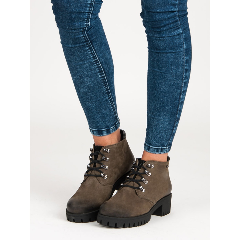 Bottes décontractées VINCEZA vert 1