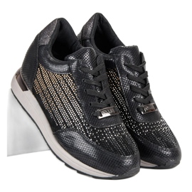 Kylie Chaussures de sport à la mode noir 1