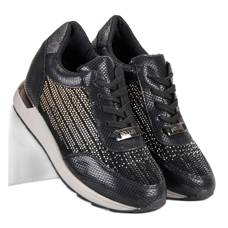 Kylie Chaussures de sport à la mode noir 1