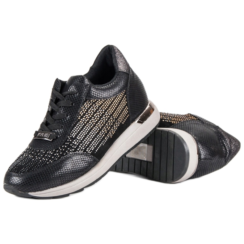 Kylie Chaussures de sport à la mode le noir 2