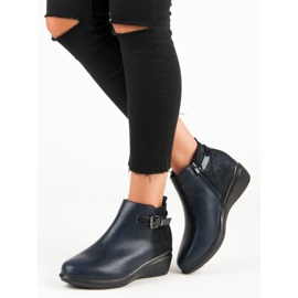 Kylie Bottes bleu marine confortables avec isolation 7