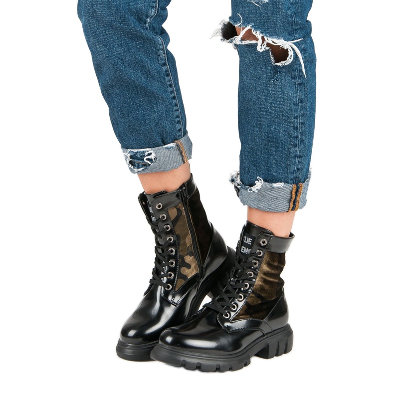 Kylie bottines Glany Moro le noir 2