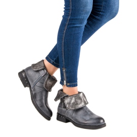 Forever Folie Bottines Bleues Ouvrières 1