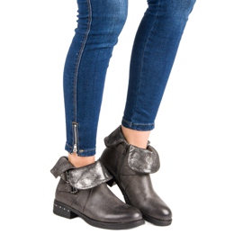 Forever Folie Bottes de travail grises 2 Forever Folie Bottes de travail grises 2