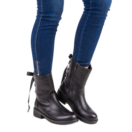 Laura Mode Travailleurs confortables noir 1