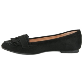 Small Swan Mocassins noirs classiques le noir 4