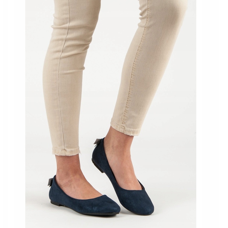 SHELOVET Ballerines confortables bleu 1