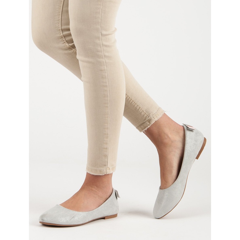 Vinceza Ballerines confortables gris 1