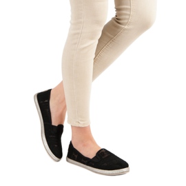Mocassins en dentelle MCKEYLOR noir 2