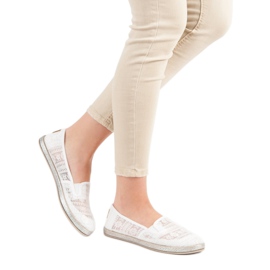 Mocassins en dentelle MCKEYLOR blanc 1