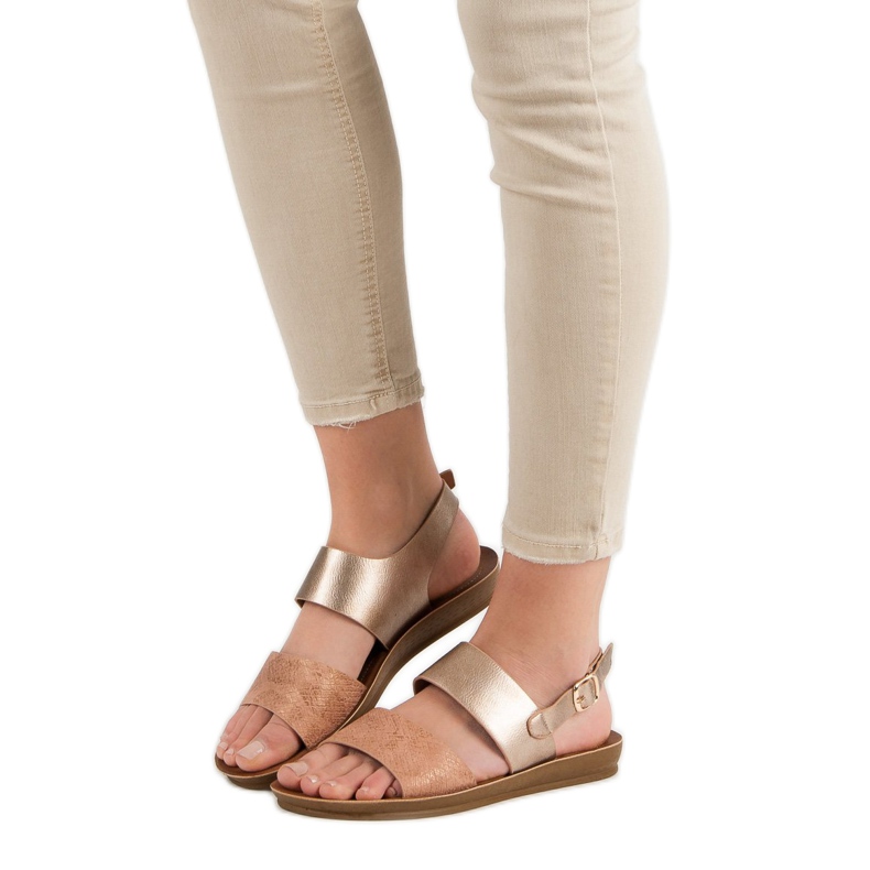 Sandales confortables VINCEZA jaune 2