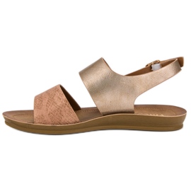 Sandales confortables VINCEZA jaune 5